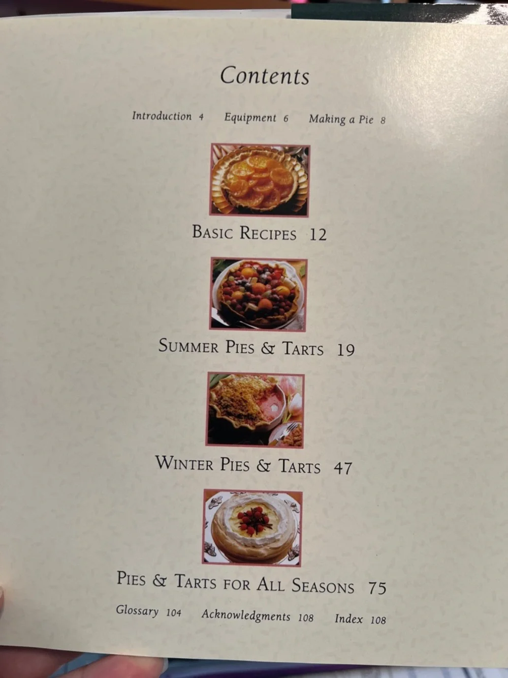Williams-Sonoma Pies & Tarts Cookbook - Green and Yellow Cover